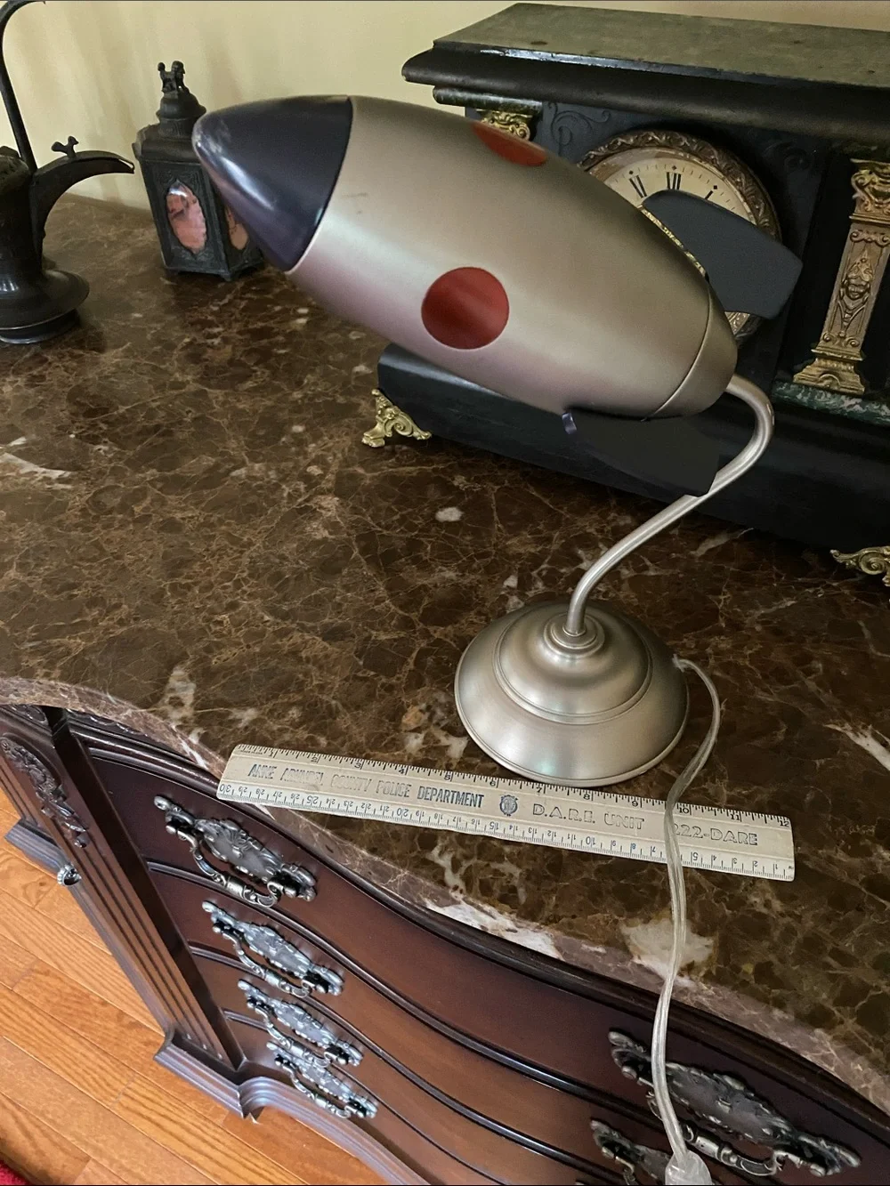POTTERY BARN KIDS Rocketship Lamp Light